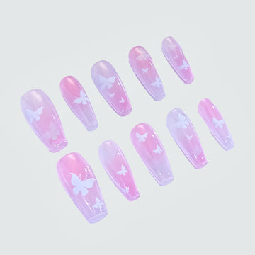 Ombre Pink Butterfly