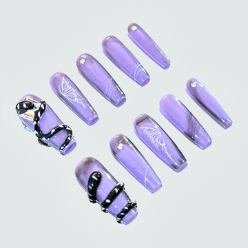 Purple Snake with Gem