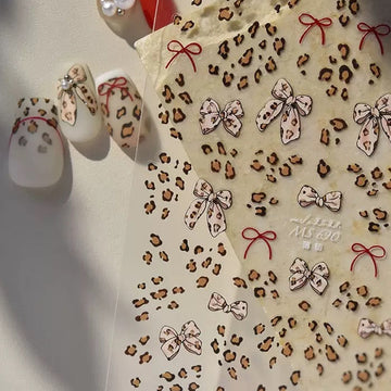 Cheetah Animal Print Nail Stickers